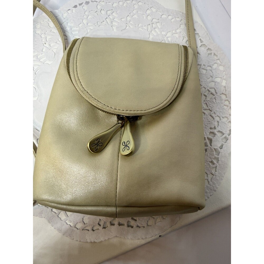 Hobo International Fern Cream Pebbled Leather Crossbody Bag